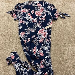 FLYNN SKYE Maxi Button-down floral dress